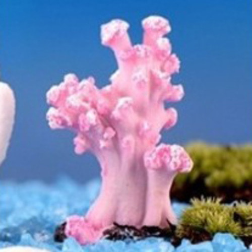 핑크 산호 어항피규어